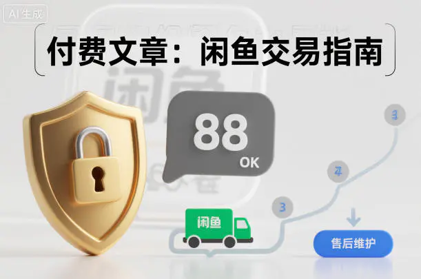 付费文章:闲鱼交易指南,怎么才能降低被坑被马扁的概率