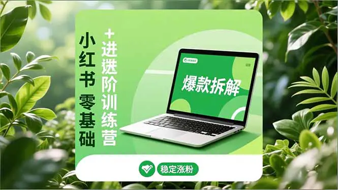 小红书零基础+高阶训练营:安全养号、爆款拆解、长效运营,实现稳定涨粉与变现-1 小红书零基础+高阶训练营:安全养号、爆款拆解、长效运营,实现稳定涨粉与变现