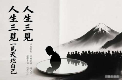 人生三见一见天地见众生见自己，活出自我拥有清晰幸福人生，搞透人性