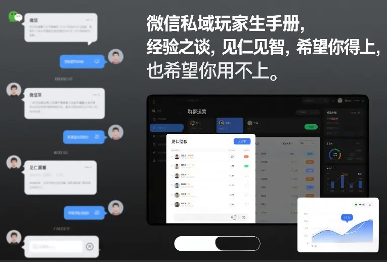 微信私域玩家生存手册,经验之谈,见仁见智,希望你用得上,也希望你用不上【文档】-1 微信私域玩家生存手册,经验之谈,见仁见智,希望你用得上,也希望你用不上【文档】