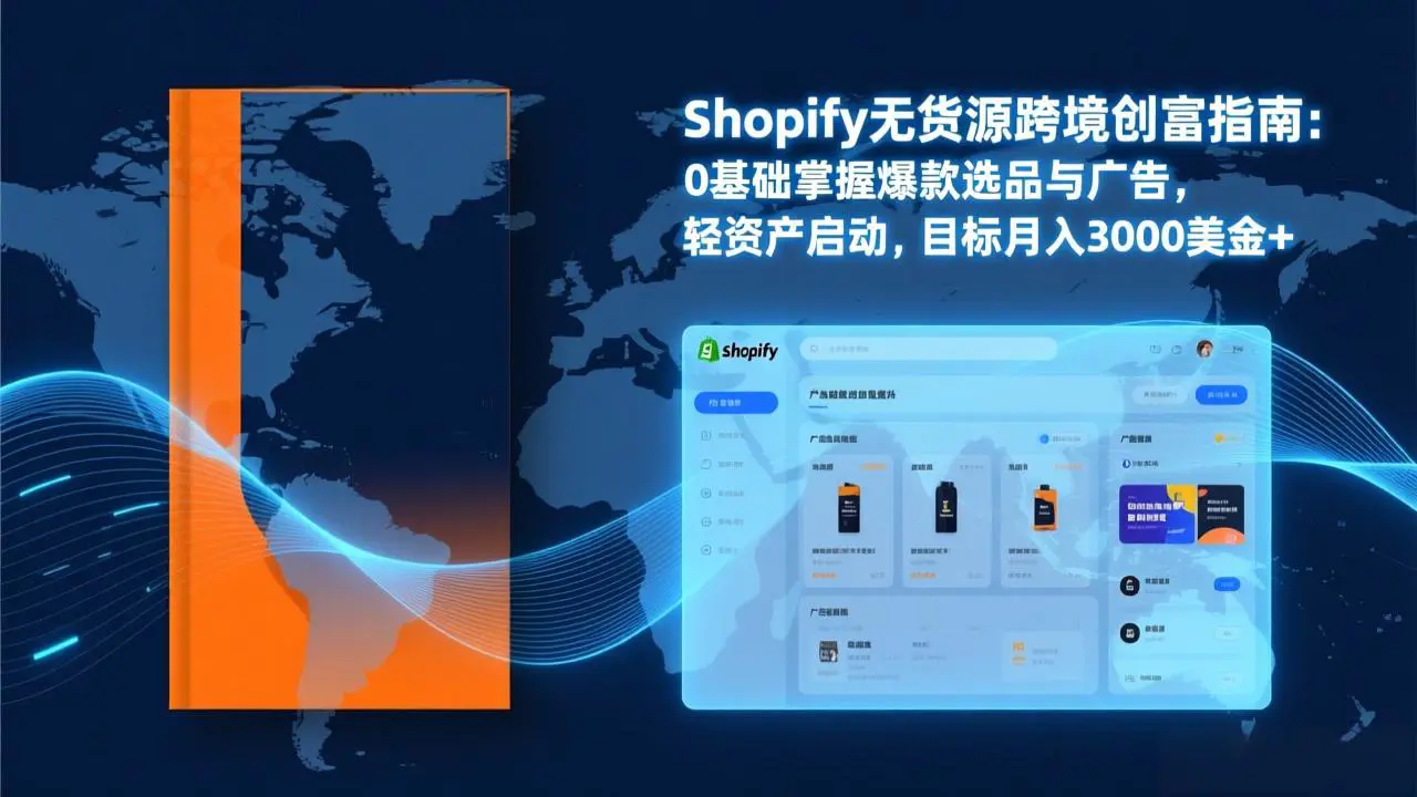 Shopify爆款打法实战：从选品到广告投放，复制爆款模型，驱动独立站月销售额破万刀