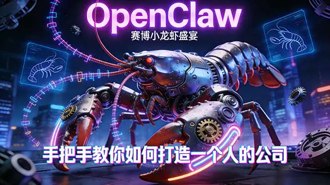 OpenClaw，小龙虾-从产品到爆款的成长之路，手把手教你如何打造一个人的公司