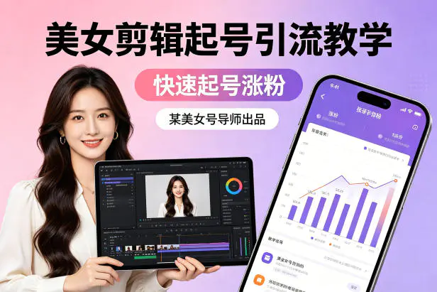 某美女号导师出品:美女剪辑起号引流教学,快速起号涨粉-1 某美女号导师出品:美女剪辑起号引流教学,快速起号涨粉
