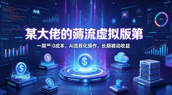 某大佬的薅流虚拟版第一期丨0成本，AI流程化操作，长期被动收益