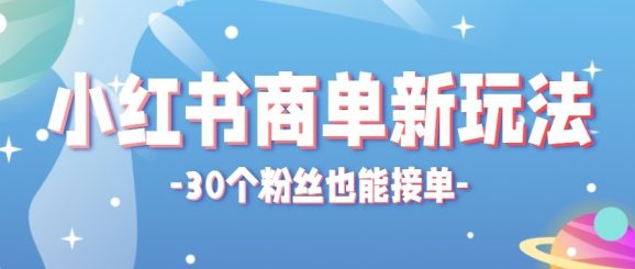 合新手小白操作的小红书商单新玩法，低粉丝也能接单，一个月接三单赚了150+！