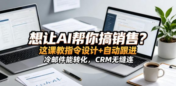 想让AI帮你搞销售?这课教指令设计+自动跟进,冷邮件能转化,CRM无缝连!【原创双语字幕】-1 想让AI帮你搞销售?这课教指令设计+自动跟进,冷邮件能转化,CRM无缝连!【原创双语字幕】