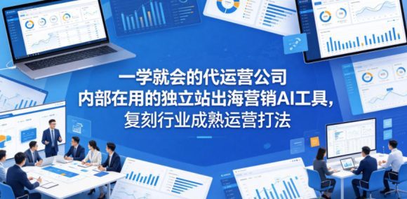 一学就会的代运营公司内部在用的独立站出海营销AI工具,复刻行业成熟运营打法-1 一学就会的代运营公司内部在用的独立站出海营销AI工具,复刻行业成熟运营打法