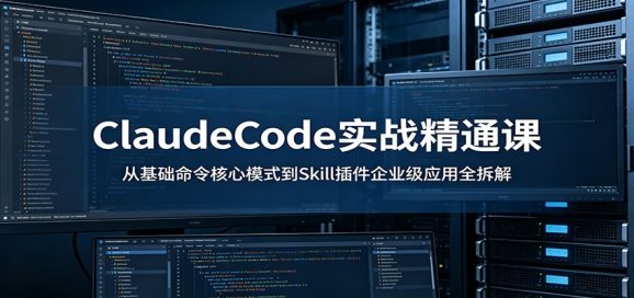 ClaudeCode实战精通课:从基础命令核心模式到Skill插件企业级应用全拆解-1 ClaudeCode实战精通课:从基础命令核心模式到Skill插件企业级应用全拆解