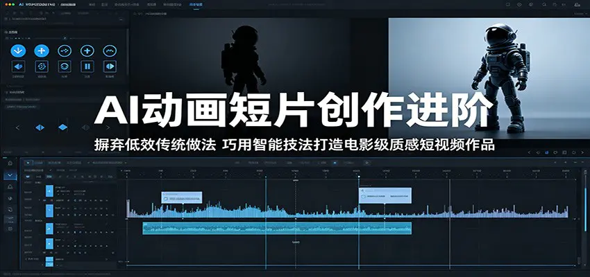 AI动画短片创作进阶:摒弃低效传统做法,巧用智能技法打造电影级质感短视频作品-1 AI动画短片创作进阶:摒弃低效传统做法,巧用智能技法打造电影级质感短视频作品