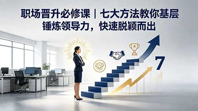 付费文章：职场晋升必修课｜七大方法教你基层锤炼领导力，快速脱颖而出