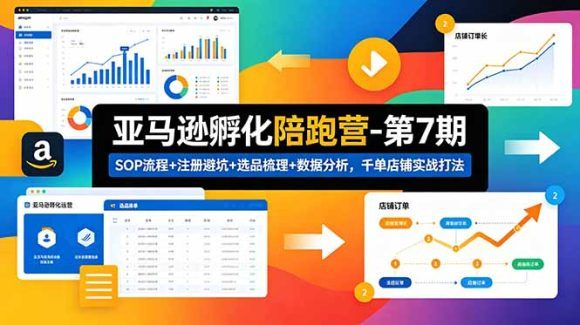 亚马逊孵化陪跑营-第7期:SOP流程+注册避坑+选品梳理+数据分析,千单店铺实战打法-1 亚马逊孵化陪跑营-第7期:SOP流程+注册避坑+选品梳理+数据分析,千单店铺实战打法