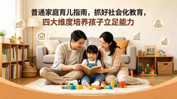 付费文章:普通家庭育儿指南,抓好社会化教育,四大维度培养孩子立足能力-1 付费文章:普通家庭育儿指南,抓好社会化教育,四大维度培养孩子立足能力