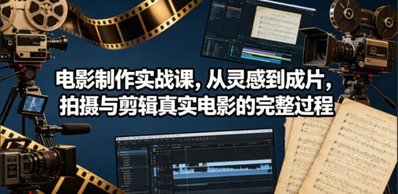 电影制作实战课,从灵感到成片,拍摄与剪辑真实电影的完整过程【原创双语字幕】-1 电影制作实战课,从灵感到成片,拍摄与剪辑真实电影的完整过程【原创双语字幕】