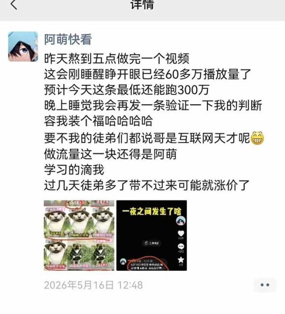 25W粉丝博主热点信息差教学:单条视频660万到1000万播放,熬夜做完醒来就是爆款-3 25W粉丝博主热点信息差教学:单条视频660万到1000万播放,熬夜做完醒来就是爆款