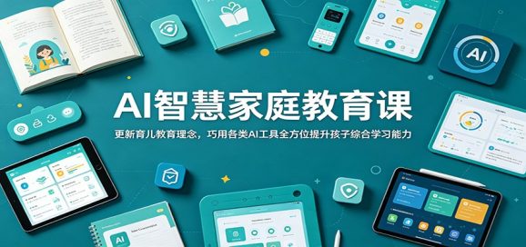AI智慧家庭教育课:更新育儿教育理念,巧用各类AI工具全方位提升孩子综合学习能力-1 AI智慧家庭教育课:更新育儿教育理念,巧用各类AI工具全方位提升孩子综合学习能力