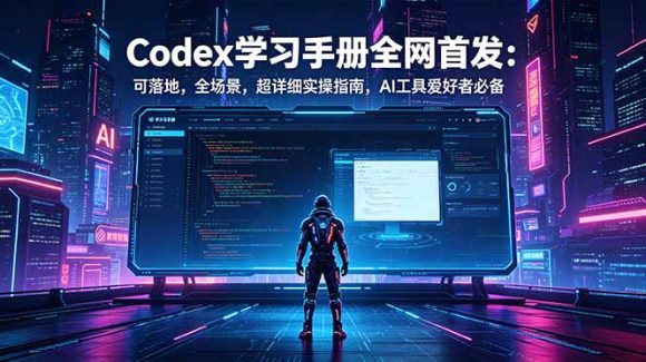 Codex学习手册全网首发:可落地,全场景,超详细实操指南,AI工具爱好者必备-1 Codex学习手册全网首发:可落地,全场景,超详细实操指南,AI工具爱好者必备