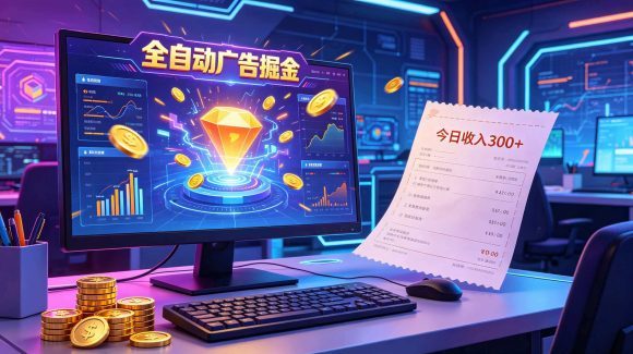 全自动广告掘金,日入300+。全程Ai自动化运行,解放双手,时间自由。收益稳定-1 全自动广告掘金,日入300+。全程Ai自动化运行,解放双手,时间自由。收益稳定