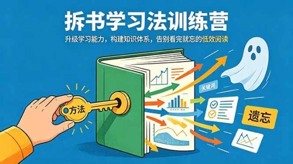拆书学习法训练营,升级学习能力,构建知识体系,,告别看完就忘的低效阅读-1 拆书学习法训练营,升级学习能力,构建知识体系,,告别看完就忘的低效阅读