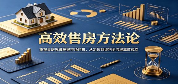 高效售房方法论:重塑卖房思维把握市场时机,从定价到谈判全流程高效成交-1 高效售房方法论:重塑卖房思维把握市场时机,从定价到谈判全流程高效成交