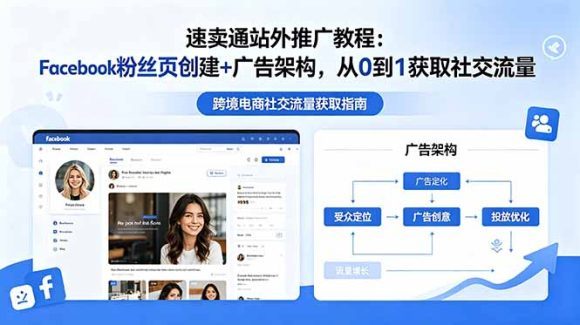 速卖通站外推广教程:Facebook粉丝页创建+广告架构,从0到1获取社交流量-1 速卖通站外推广教程:Facebook粉丝页创建+广告架构,从0到1获取社交流量