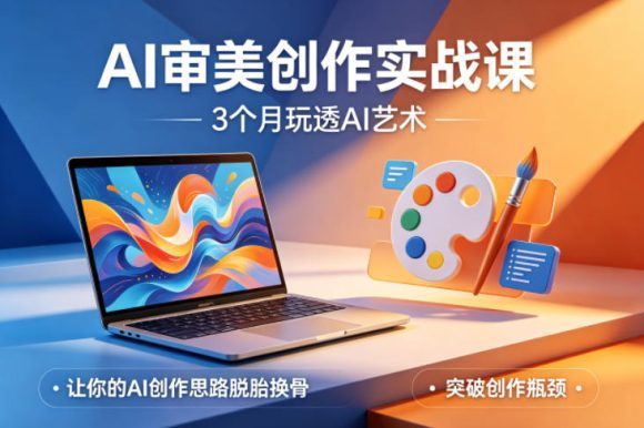 AI审美创作实战课,3个月玩透AI艺术,让你的AI创作思路脱胎换骨,突破创作瓶颈(更新0617)-1 AI审美创作实战课,3个月玩透AI艺术,让你的AI创作思路脱胎换骨,突破创作瓶颈(更新0617)