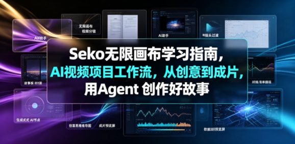 Seko无限画布学习指南,AI视频项目工作流,从创意到成片,用Agent 创作好故事-1 Seko无限画布学习指南,AI视频项目工作流,从创意到成片,用Agent 创作好故事