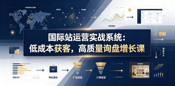 国际站运营实战系统:低成本获客,高质量询盘增长课(更新26年)-1 国际站运营实战系统:低成本获客,高质量询盘增长课(更新26年)