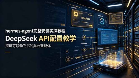 hermes-agent完整安装实操教程,DeepSeek API配置教学,搭建可联动飞书的办公智能体-1 hermes-agent完整安装实操教程,DeepSeek API配置教学,搭建可联动飞书的办公智能体