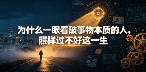 付费文章:为什么一眼看破事物本质的人,照样过不好这一生-1 付费文章:为什么一眼看破事物本质的人,照样过不好这一生