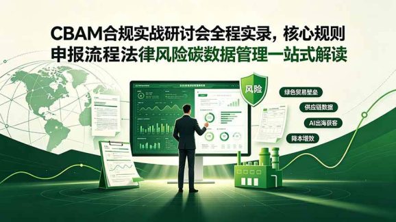 CBAM合规实战研讨会全程实录,核心规则申报流程法律风险碳数据管理一站式解读-1 CBAM合规实战研讨会全程实录,核心规则申报流程法律风险碳数据管理一站式解读