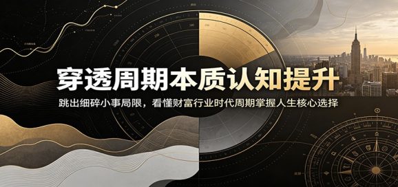 穿透周期本质认知提升:跳出细碎小事局限,看懂财富行业时代周期掌握人生核心选择-1 穿透周期本质认知提升:跳出细碎小事局限,看懂财富行业时代周期掌握人生核心选择