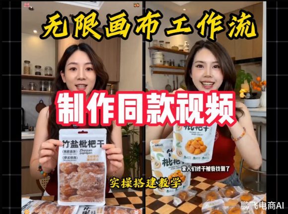 无限画布工作流一键复刻爆款带货视频,实操搭建,操作简单-1 无限画布工作流一键复刻爆款带货视频,实操搭建,操作简单