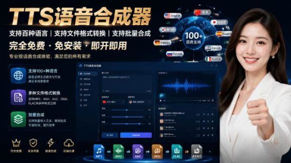 最新TTS配音,支持批量,支持文件格式转换,功能超多-1 最新TTS配音,支持批量,支持文件格式转换,功能超多