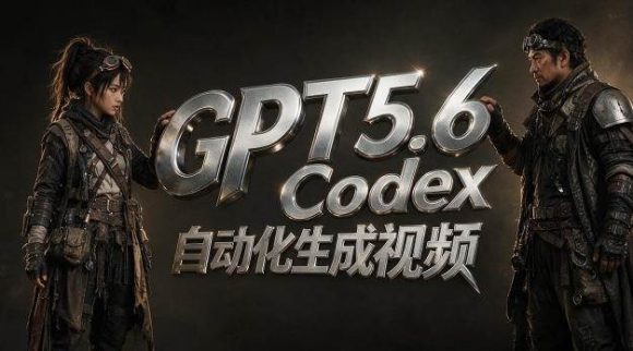 GPT5.6+Codex自动化视频生成:提示词设计×角色设定×封面海报×工作流思路,高效产出AI视频