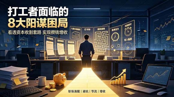 付费文章:打工者面临的8大阳谋困局,看透资本收割套路实现攒钱增收-1 付费文章:打工者面临的8大阳谋困局,看透资本收割套路实现攒钱增收