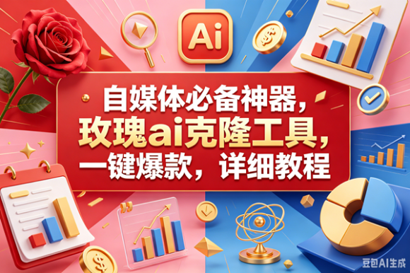 玫瑰克隆,一键爆款ai工具,自媒体的必备神器,50多个功能,详细教程-1 玫瑰克隆,一键爆款ai工具,自媒体的必备神器,50多个功能,详细教程