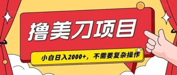 撸美刀,单日收入2000+,小白可做-1 撸美刀,单日收入2000+,小白可做
