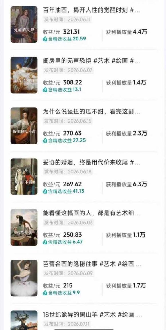 油画解说教学-398众筹来的技术:选题×对标×素材×文案×配音×剪辑×2天开精选×7天通9项权益-5 油画解说教学-398众筹来的技术:选题×对标×素材×文案×配音×剪辑×2天开精选×7天通9项权益
