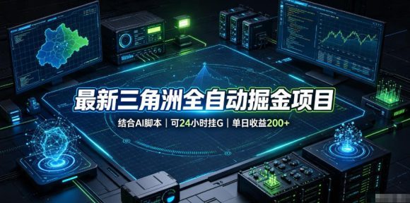 最新三角洲全自动掘金项目,结合AI脚本,可24小时挂G,单日收益200+【揭秘】-1 最新三角洲全自动掘金项目,结合AI脚本,可24小时挂G,单日收益200+【揭秘】