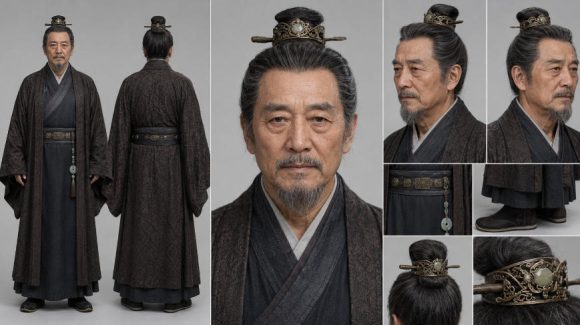 AI漫剧短剧人物资产200个古代言情人物+提示词，再也不用到处去找提示词生成人物了