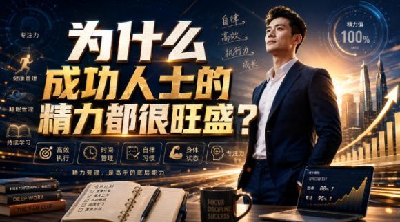 付费文章:为什么成功人士的精力都很旺盛?-1 付费文章:为什么成功人士的精力都很旺盛?