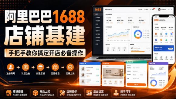 阿里巴巴1688店铺基建,手把手教你搞定开店必备操作(更新8月)-1 阿里巴巴1688店铺基建,手把手教你搞定开店必备操作(更新8月)