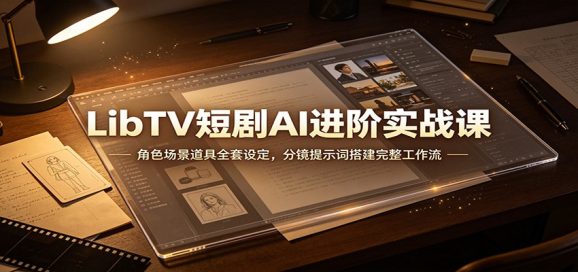 LibTV短剧AI进阶实战课:角色场景道具全套设定,分镜提示词搭建完整工作流-1 LibTV短剧AI进阶实战课:角色场景道具全套设定,分镜提示词搭建完整工作流