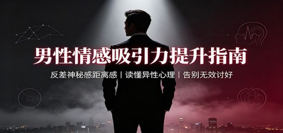 男性情感吸引力提升指南:反差神秘感距离感,读懂异性心理,告别无效讨好-1 男性情感吸引力提升指南:反差神秘感距离感,读懂异性心理,告别无效讨好