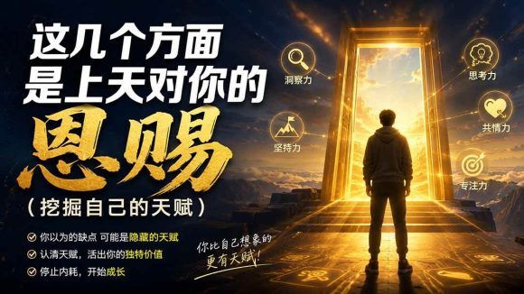 付费文章:这几个方面是上天对你的恩赐(挖掘自己的天赋)-1 付费文章:这几个方面是上天对你的恩赐(挖掘自己的天赋)