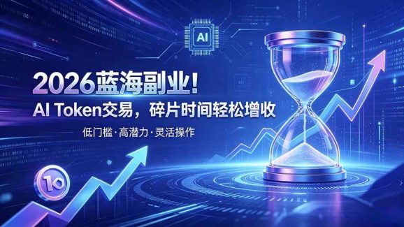 AI Token算力赛道!普通人可入局的数字副业-1 AI Token算力赛道!普通人可入局的数字副业