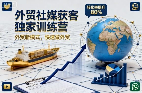 外贸社媒获客独家训练营,外贸新模式,快速做外贸(更新26年08月21日)-1 外贸社媒获客独家训练营,外贸新模式,快速做外贸(更新26年08月21日)