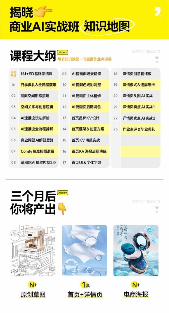 电商视觉 AI实战训练营第55期:MJ+SD+Comfy精准控图,从商业海报到首页详情页全流程实战-2 电商视觉 AI实战训练营第55期:MJ+SD+Comfy精准控图,从商业海报到首页详情页全流程实战