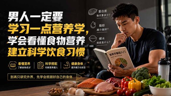 付费文章:男人一定要学习一点营养学,学会看懂食物营养建立科学饮食习惯-1 付费文章:男人一定要学习一点营养学,学会看懂食物营养建立科学饮食习惯