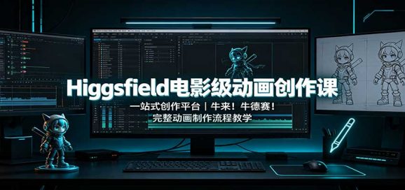 Higgsfield电影级动画创作课:一站式创作平台,牛来!牛德赛!完整动画制作流程教学-1 Higgsfield电影级动画创作课:一站式创作平台,牛来!牛德赛!完整动画制作流程教学
